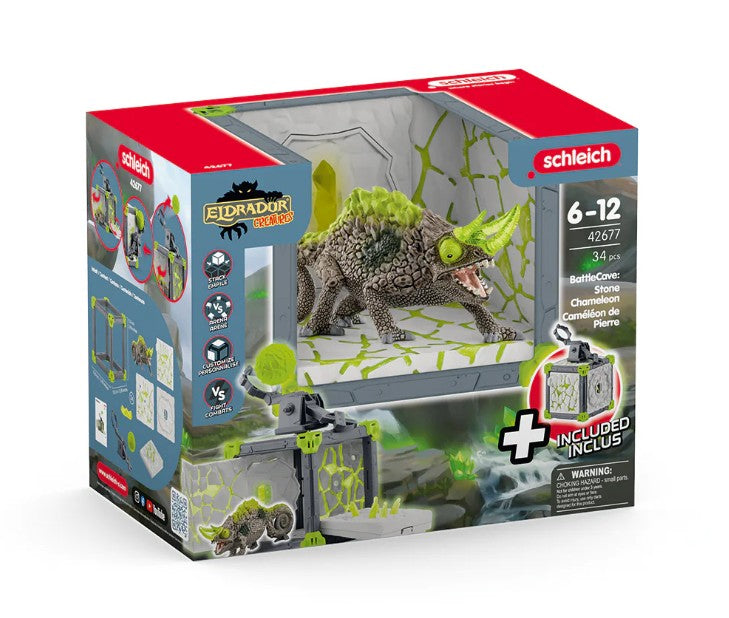 SCHLEICH - BATTLECAVE CAMÉLÉON DE PIERRE #42677 *EXCLUSIF À CHICOUTIMI*