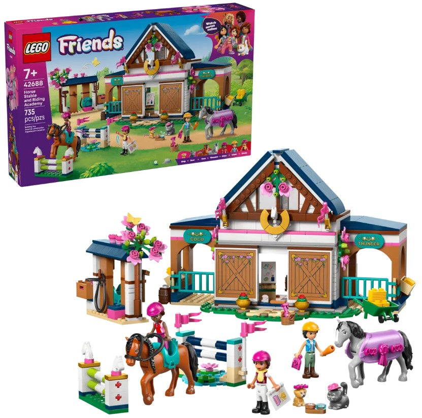 LEGO FRIENDS - L'ÉCURIE ET L'ÉCOLE D'ÉQUITATION #42688