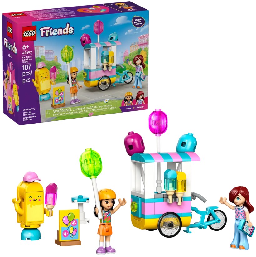 LEGO FRIENDS - LE KIOSQUE DE CRÈME GLACÉE ET DE BALLONS #42692