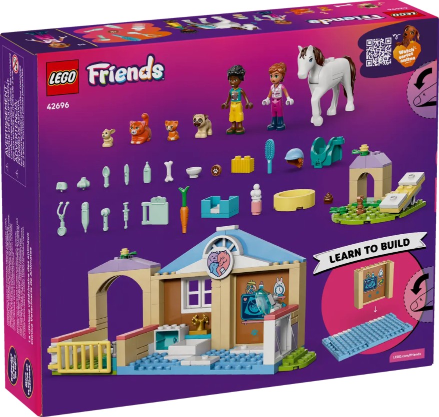 LEGO FRIENDS - LA CLINIQUE VÉTÉRINAIRE DES ANIMAUX #42696