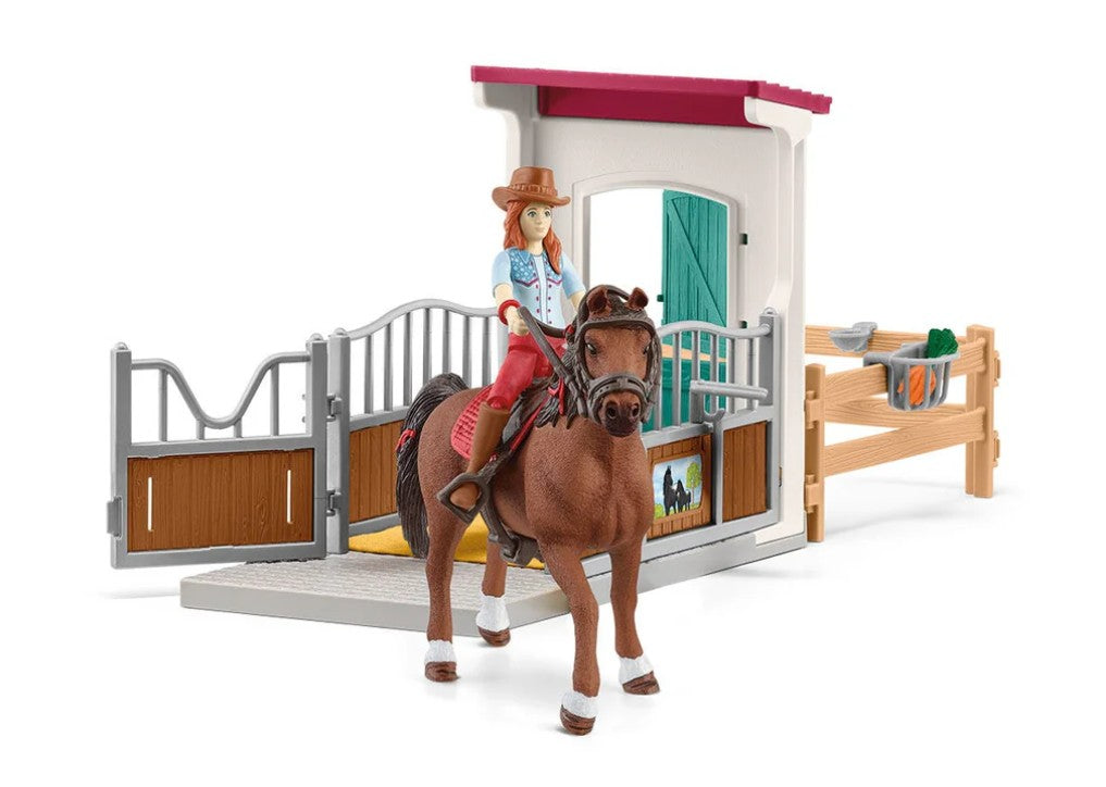 SCHLEICH - HORSE CLUB BOX POUR CHEVAUX AVEC HANNAH & CAYENNE #42710 *EXCLUSIF À CHICOUTIMI*