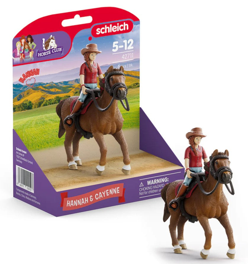 SCHLEICH - HORSE CLUB HANNAH & CAYENNE #42711 *EXCLUSIF À CHICOUTIMI*