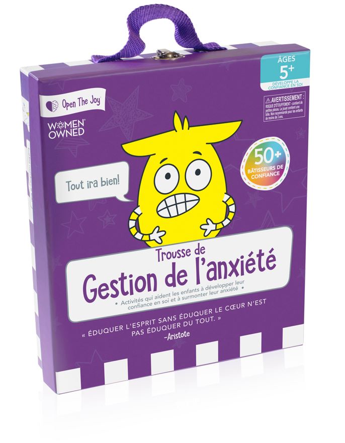 JEU OPEN THE JOY - TROUSSE DE GESTION DE L'ANXIÉTÉ