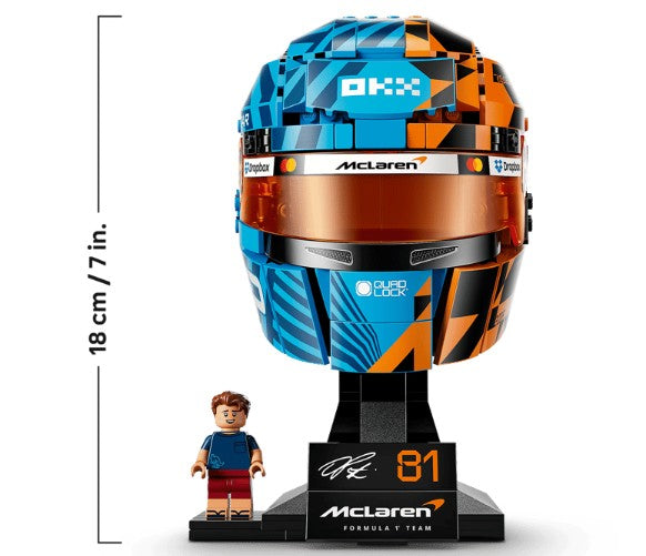 LEGO FORMULA 1 - LE CASQUE MCLAREN MASTERCARD F1 TEAM D'OSCAR PIASTRI #43017
