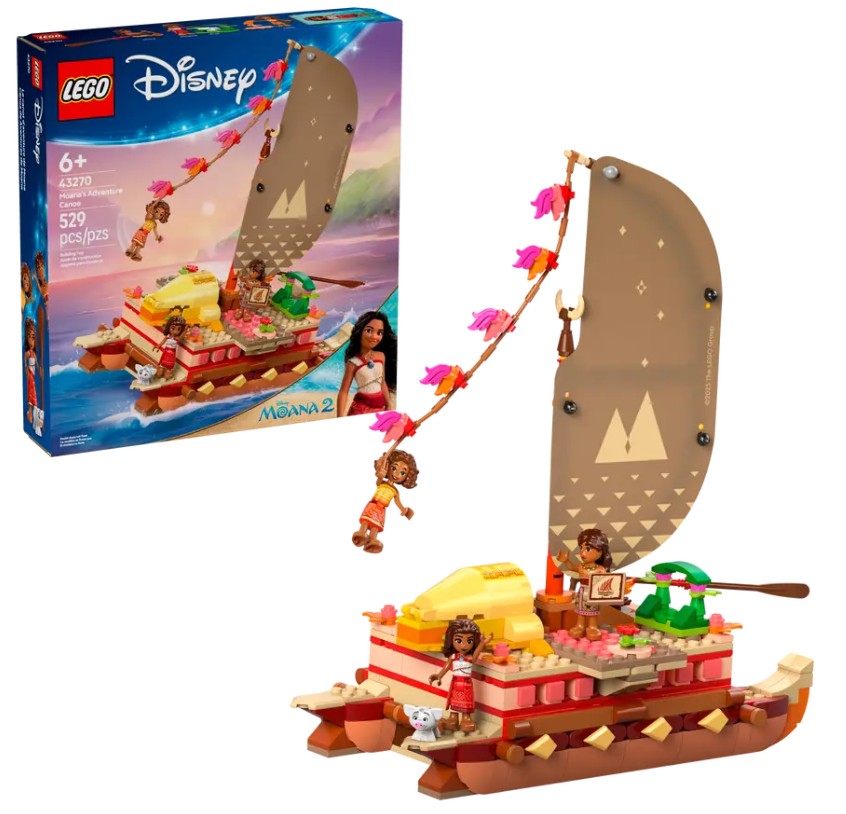 LEGO DISNEY - LE BATEAU D'AVENTURE DE VAIANA #43270