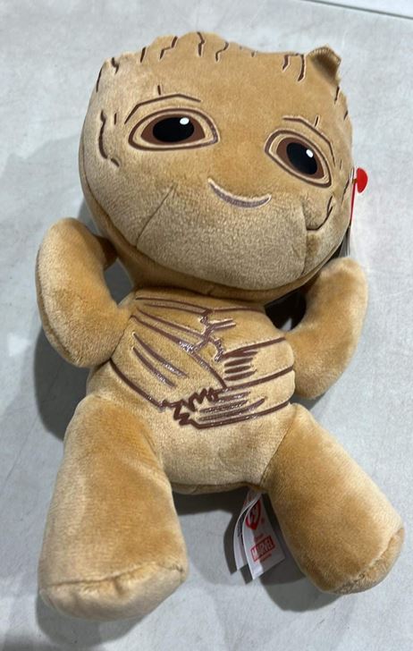 PELUCHE TY MARVEL SOFT- GROOT PETIT 8"