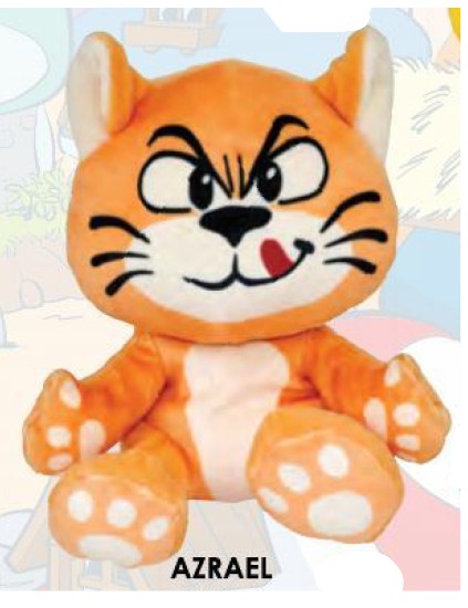 TY BEANY BABIES SCHTROUMPF - AZRAEL LE CHAT PETIT 15 CM (6")