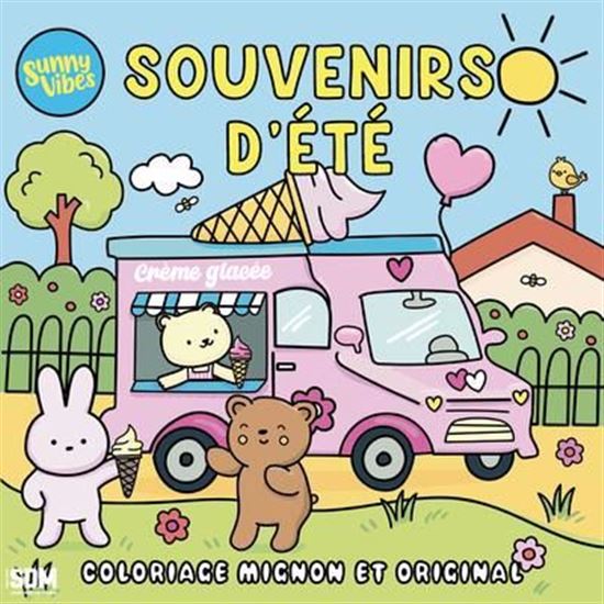 ORIGINAL AND CUTE COLORING PAGES (COSY COLO) - SUMMER MEMORIES - SUNNY VIBES (COLORING BOOK)