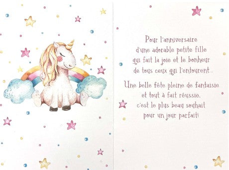 CARTE D'ANNIVERSAIRE - BONNE FÊTE CHÈRE PETITE - DE ROSEDALE