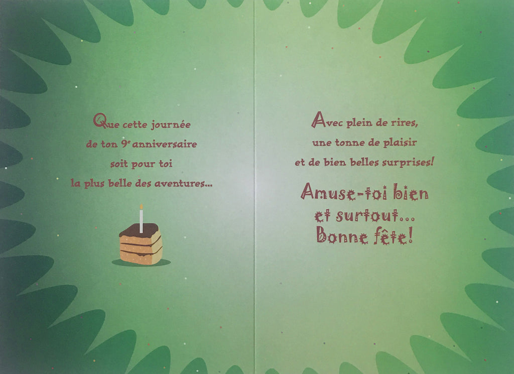 9 ANS - C'EST TA FÊTE, DÉJÀ 9 ANS! - DE ROSEDALE