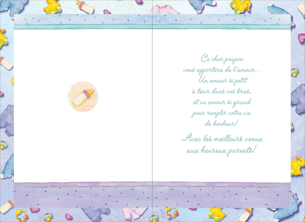 NAISSANCE - FÉLICITATIONS UN NOUVEAU BÉBÉ! - DE ROSEDALE