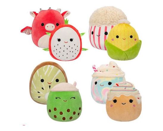 PELUCHE SQUISHMALLOWS FLIP-A-MALLOW - ALIMENTS 12" ASST