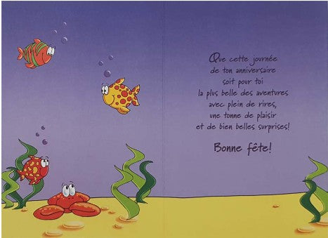 CARTE D'ANNIVERSAIRE -C'EST SUPER CEST TA FÊTE! - DE ROSEDALE
