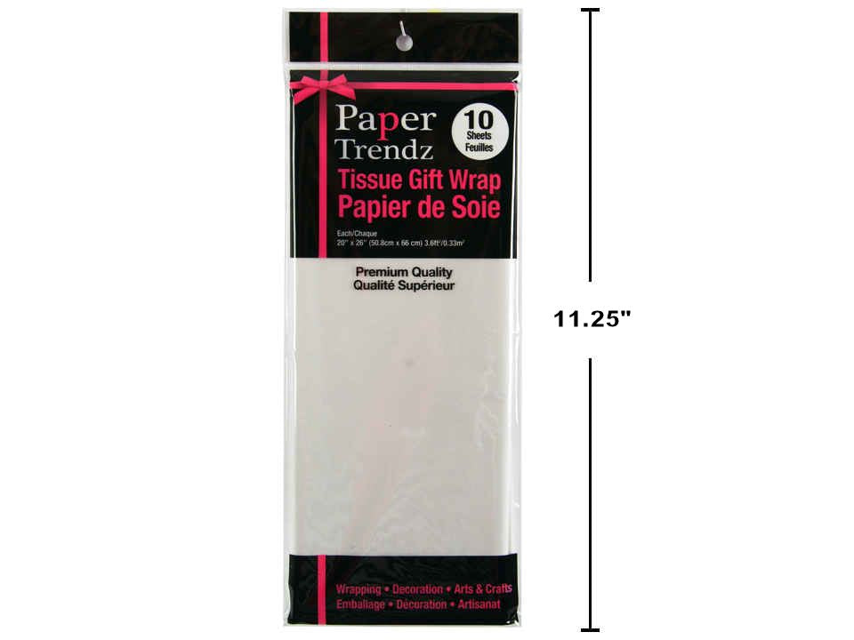 PAPIER DE SOIE BLANC