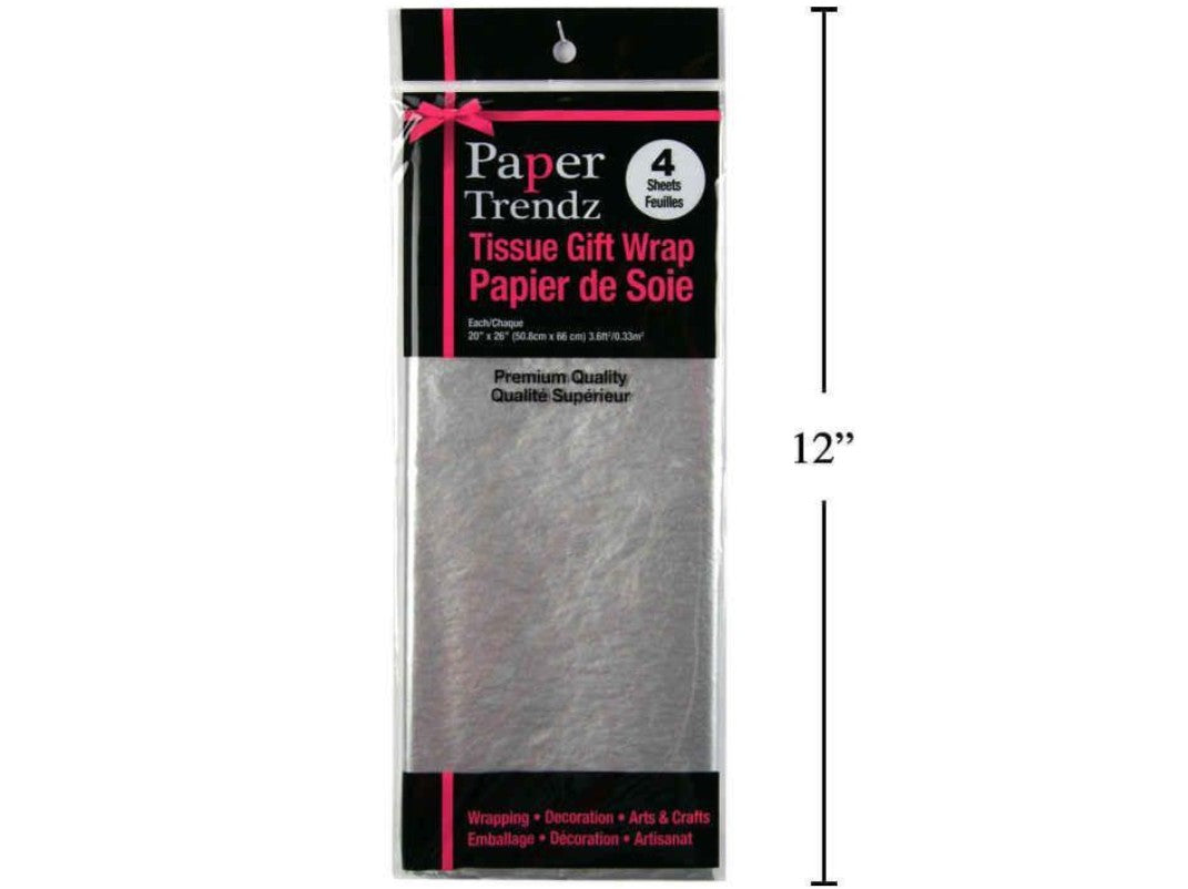 PAPIER DE SOIE ARGENTÉ
