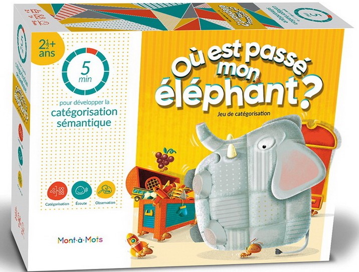 JEU MONT-À-MOTS OÙ EST PASSÉ MON ÉLÉPHANT