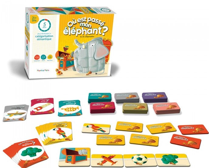 JEU MONT-À-MOTS OÙ EST PASSÉ MON ÉLÉPHANT