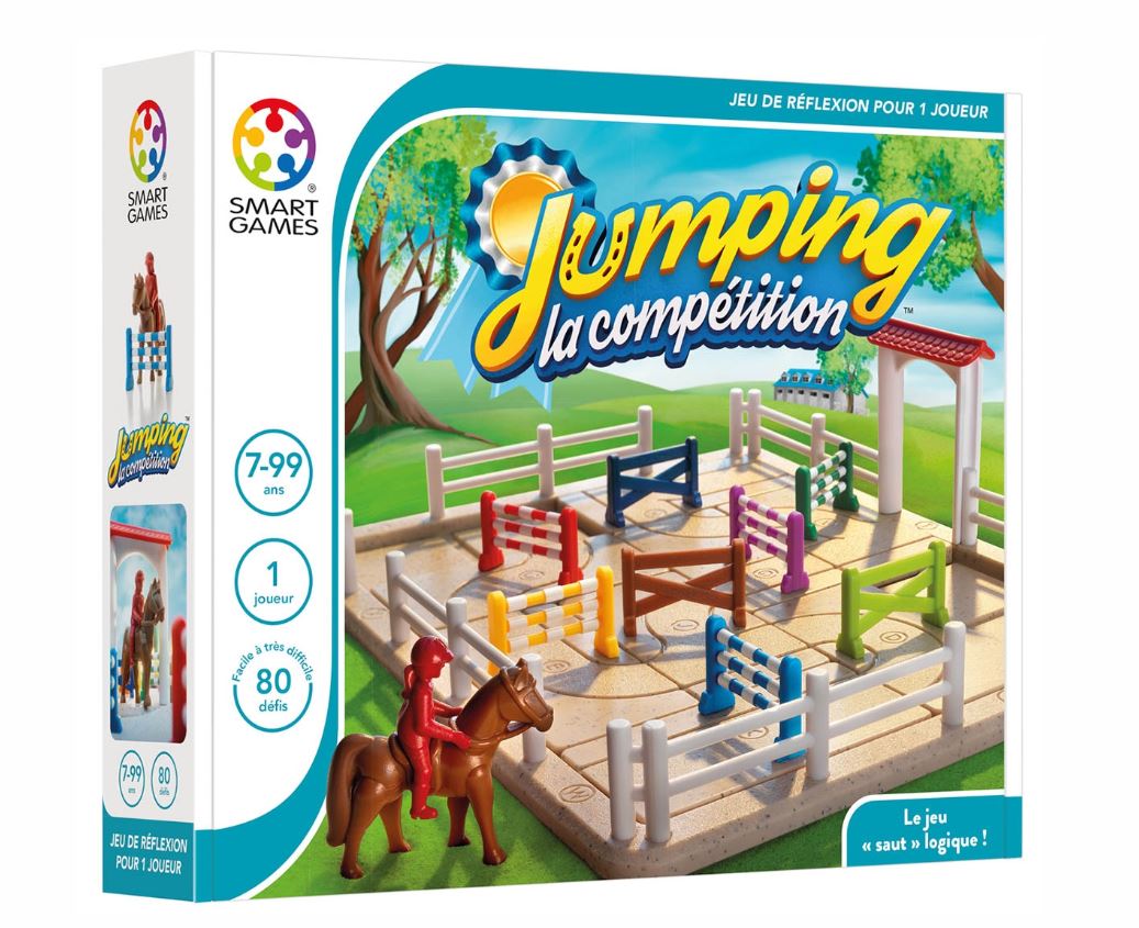 JEU SMART GAMES - JUMPING LA COMPÉTITION - Version française