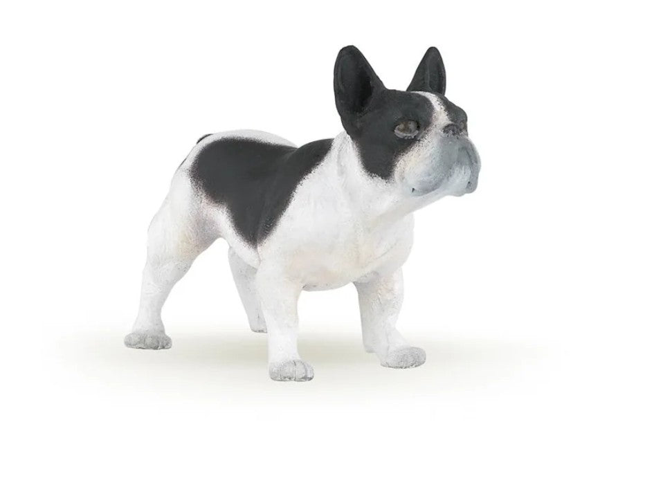 PAPO - BLACK AND WHITE FRENCH BULLDOG 7CM #54006