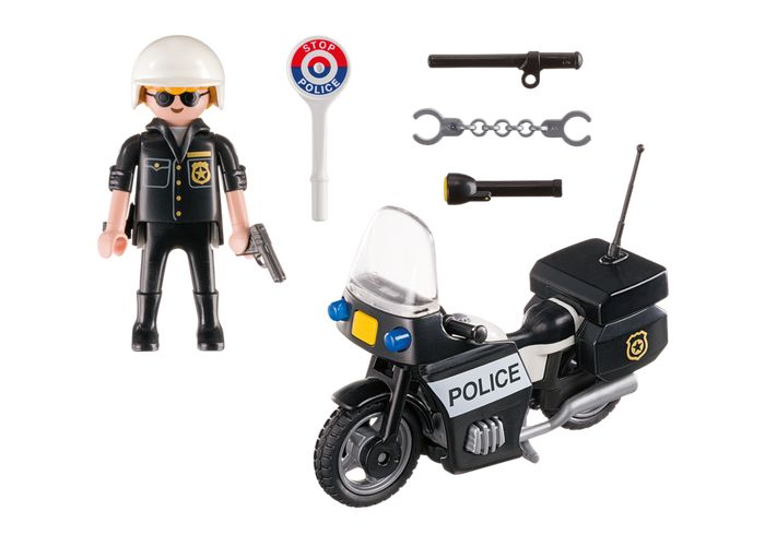 PLAYMOBIL CITY ACTION - VALISETTE TRANSPORTABLE DE POLICE #5648