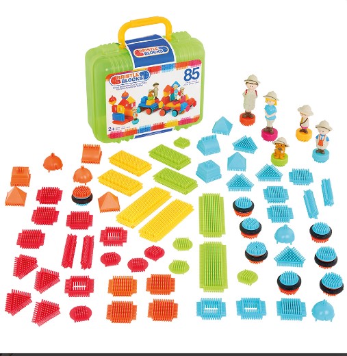BATTAT BRISTLE BLOCKS - MALLETTE SAFARI 85 PIÈCES