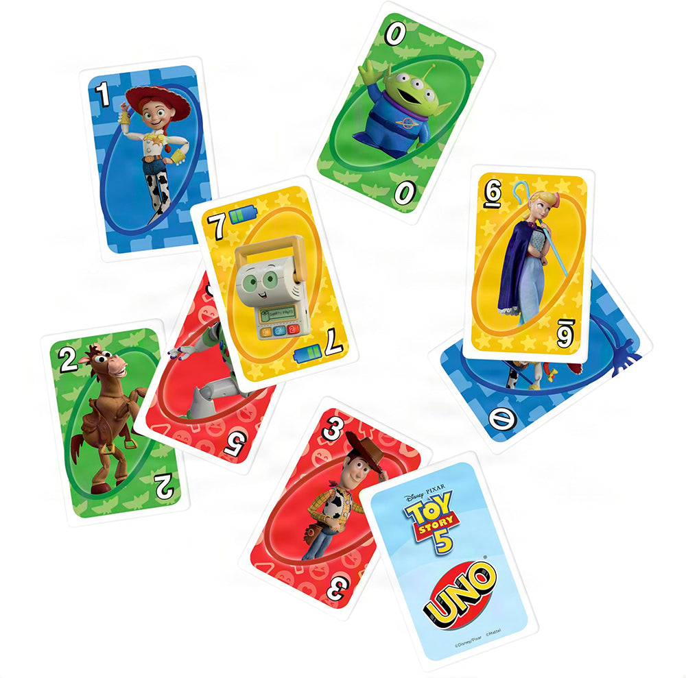 JEU DE CARTES UNO HISTOIRE DE JOUETS - Version multilingue