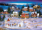 EUROGRAPHICS CASSE-TÊTE 1000 PIÈCES - PATIN À LA LUEUR D'ÉTOILES (NOËL)