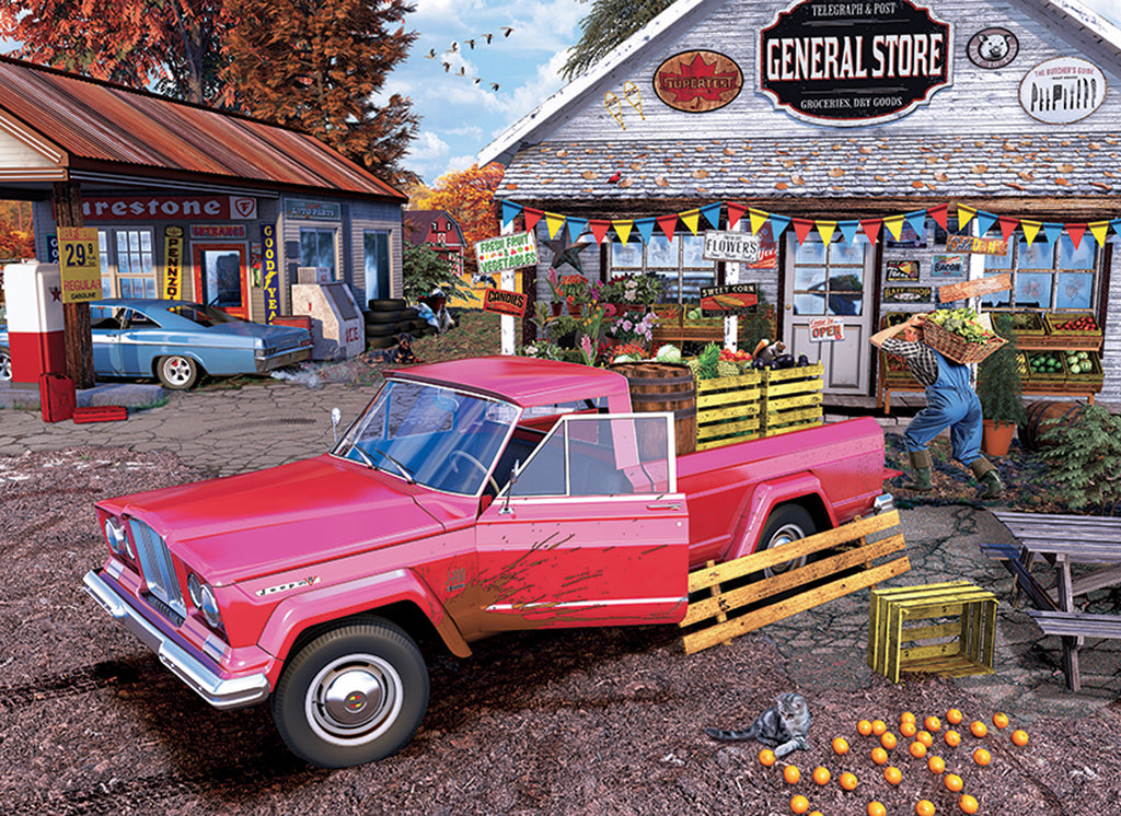 EUROGRAPHICS PUZZLE 1000 PIECES - JEEP FARMER TRUCK #6000-5703