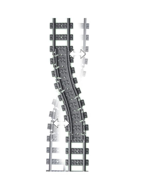 LEGO CITY TRAINS - TRACKS #60205
