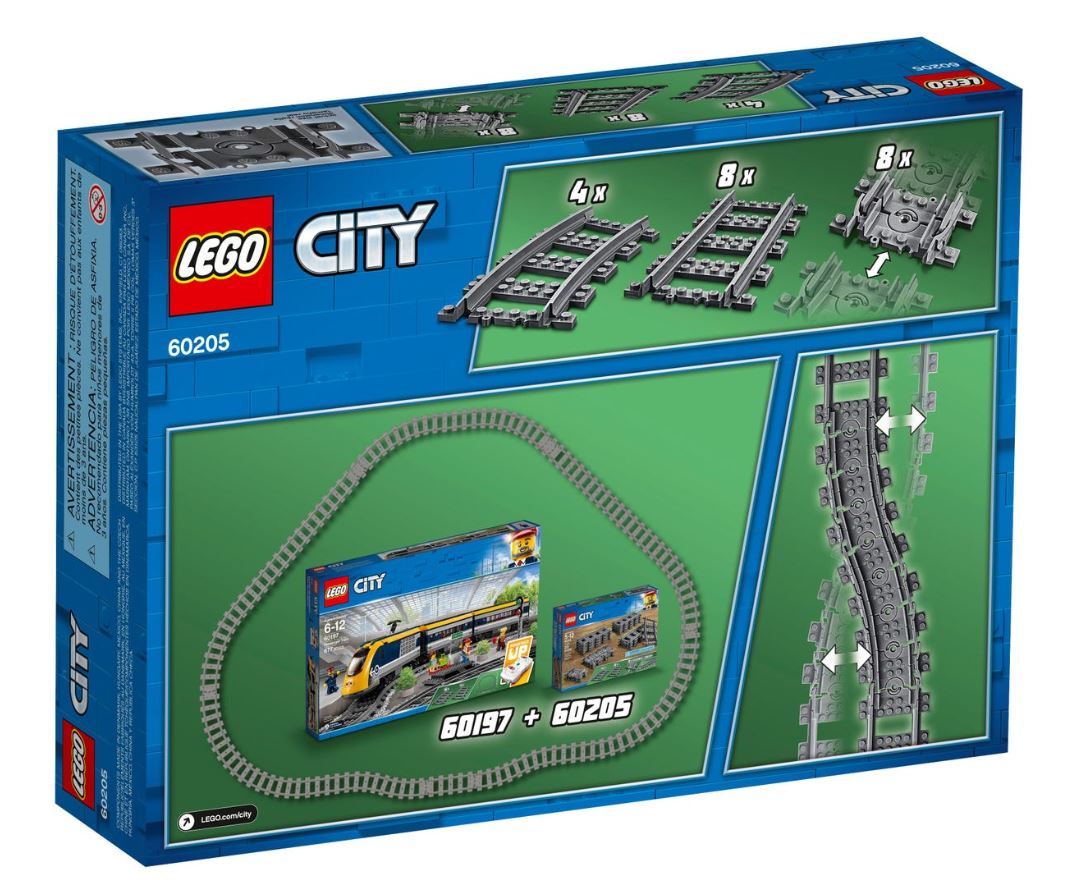 LEGO CITY TRAINS - TRACKS #60205