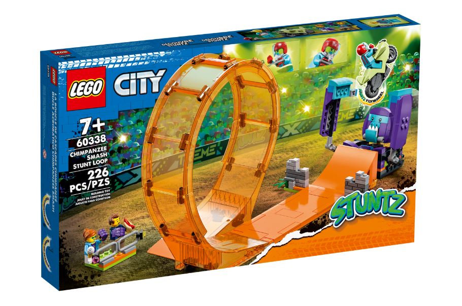 LEGO CITY STUNTZ - LE LOOPING DU CHIMPANZÉ COGNEUR #60338