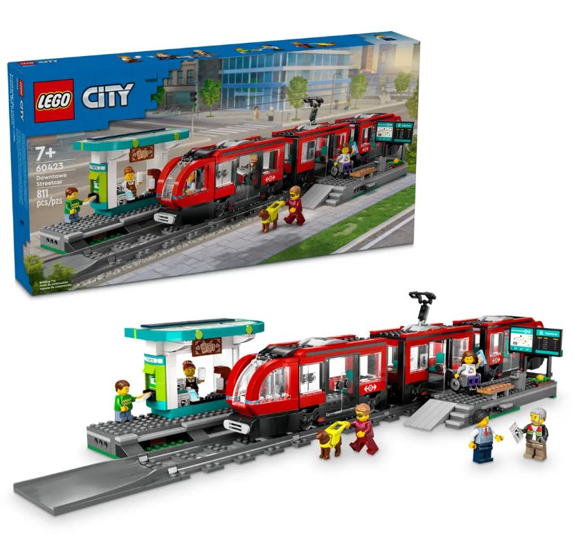 LEGO CITY - DOWNTOWN TRAM AND STATION #60423