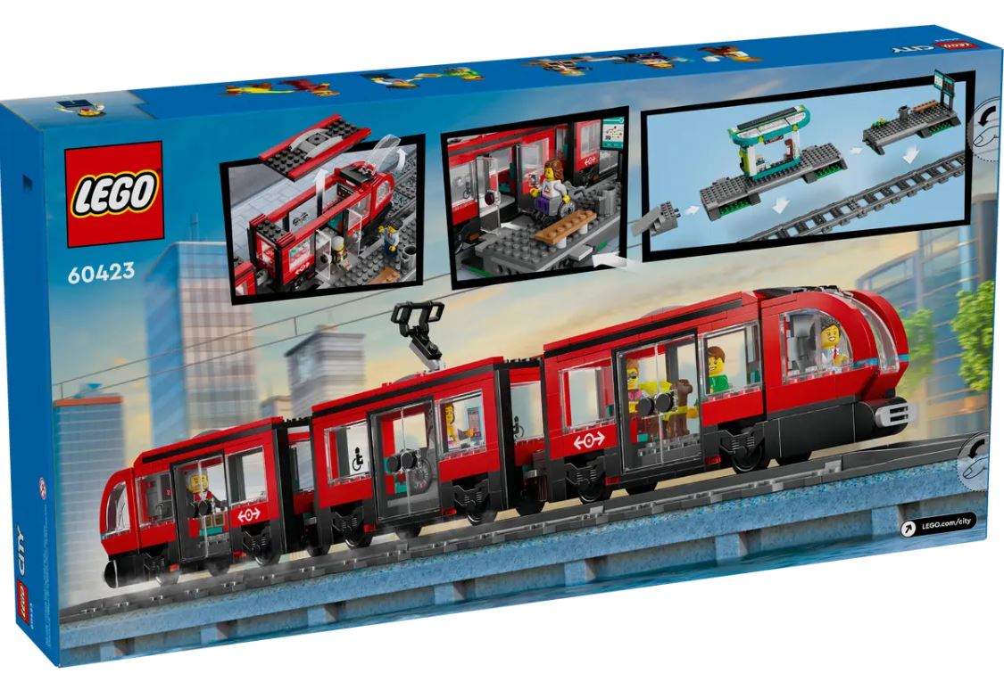LEGO CITY - DOWNTOWN TRAM AND STATION #60423