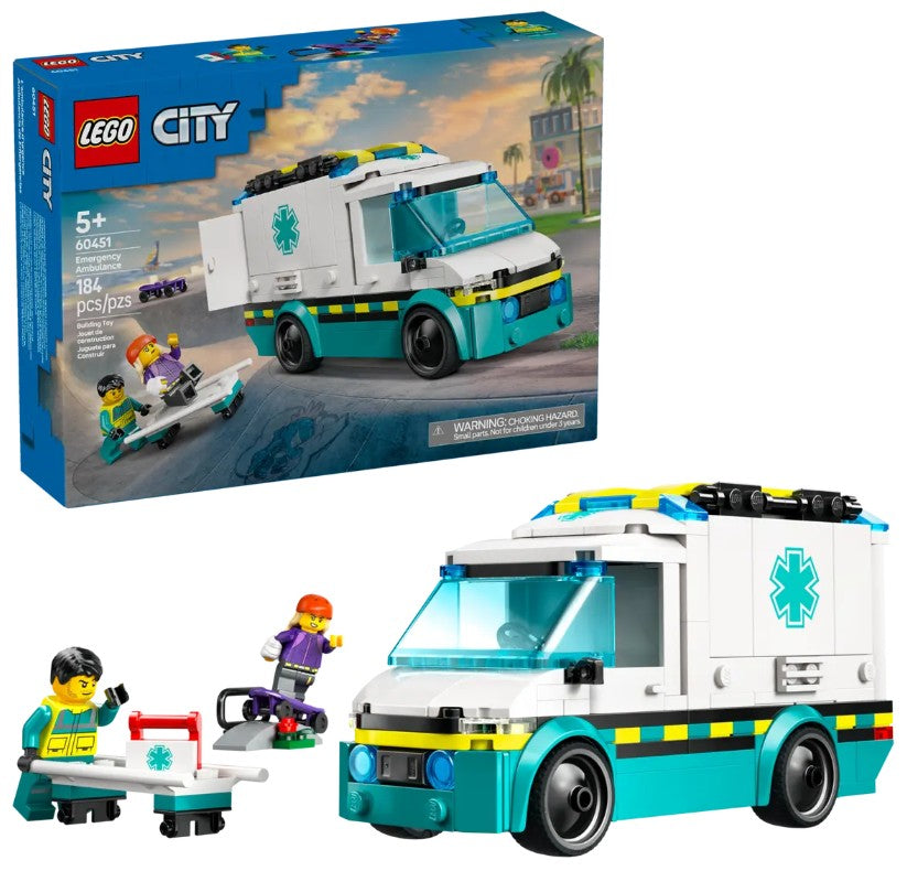 LEGO CITY - L'AMBULANCE DE SECOURS #60451