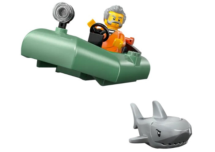 LEGO CITY POLICE - LA COURSE-POURSUITE EN BATEAU DE POLICE #60456