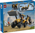 LEGO CITY - YELLOW BACKHOE LOADER #60480