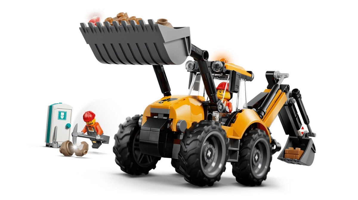 LEGO CITY - YELLOW BACKHOE LOADER #60480