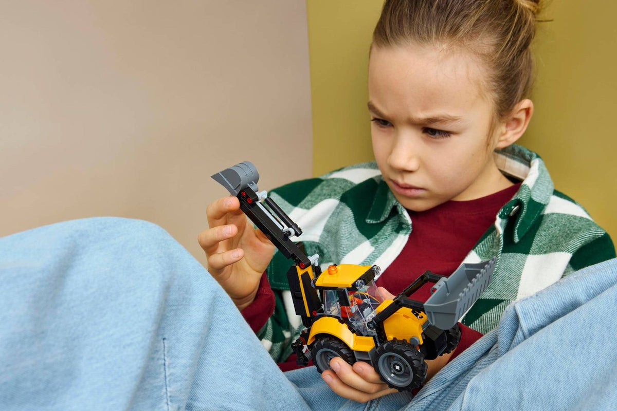 LEGO CITY - YELLOW BACKHOE LOADER #60480