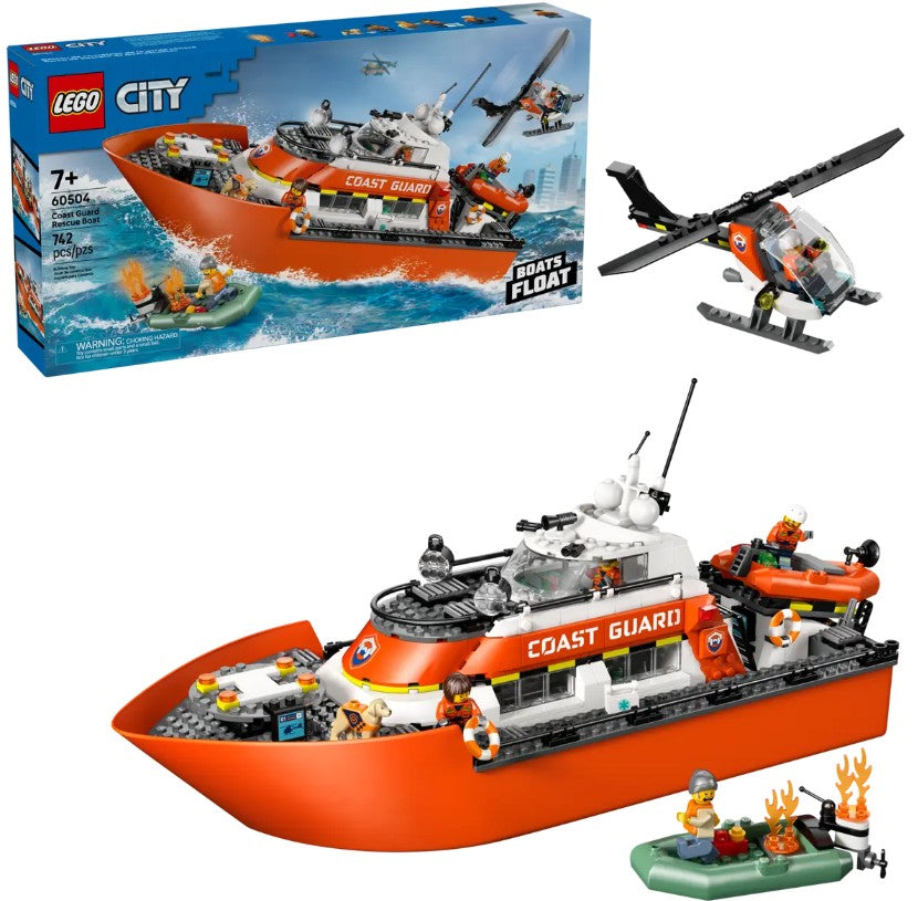 LEGO CITY - COAST GUARD PATROL BOAT AND HELICOPTER #60504