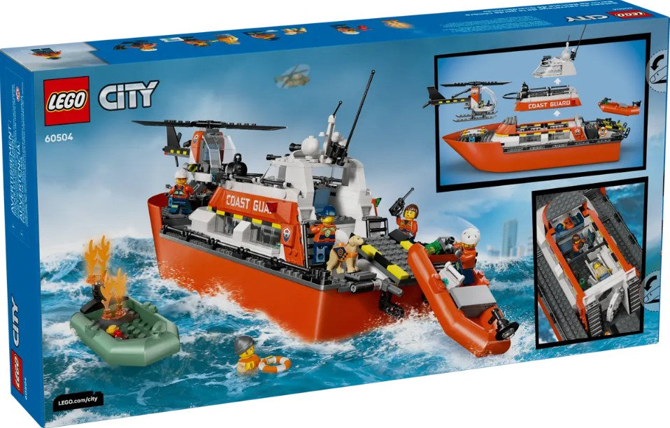 LEGO CITY - COAST GUARD PATROL BOAT AND HELICOPTER #60504