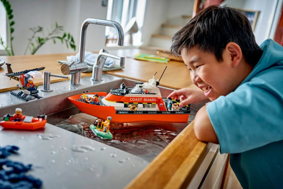 LEGO CITY - COAST GUARD PATROL BOAT AND HELICOPTER #60504