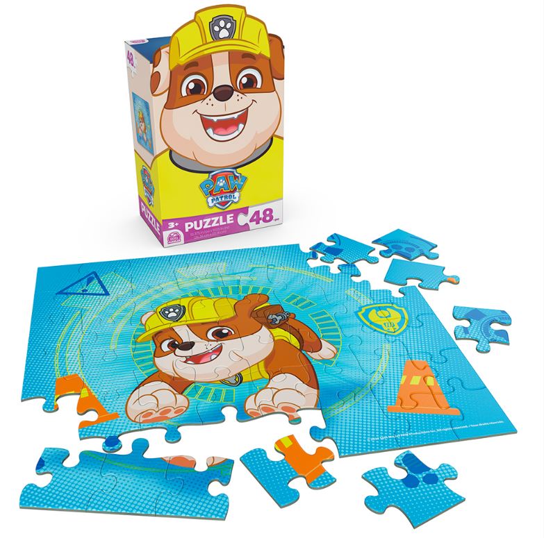 SPINMASTER PUZZLE 48 PIECES OR 24 PIECES - LICENSED CHARACTER BOX ASST #6065175