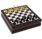 JEU BOÎTE DE BOIS - COFFRET DE 10 JEUX CLASSIQUE FAMILLE