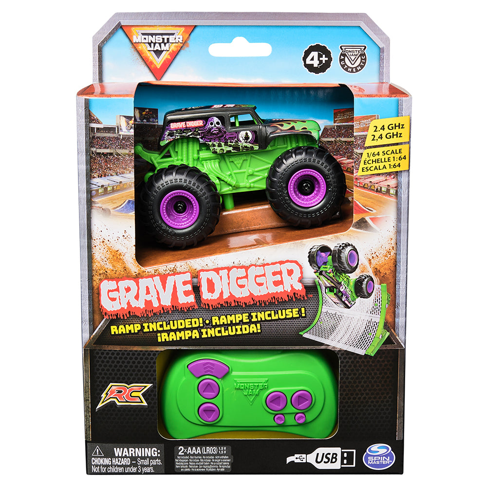 MONSTER JAM - 1:64 RC MONSTER TRUCK GRAVE