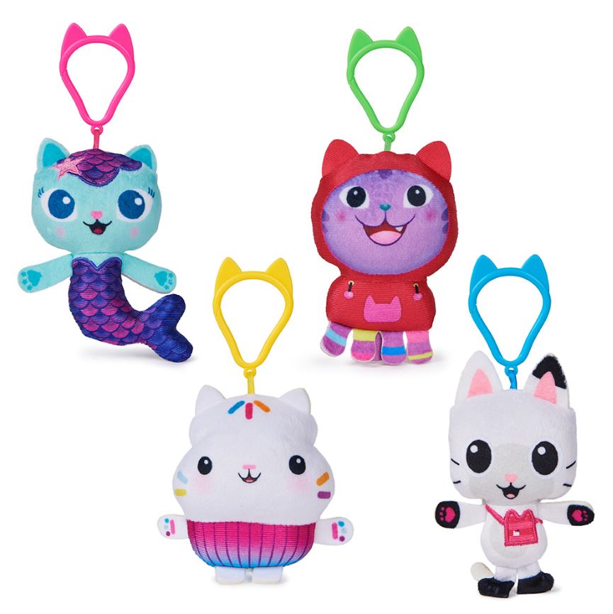 GABBY ET LA MAISON MAGIQUE - PELUCHE À CLIPSER ASST