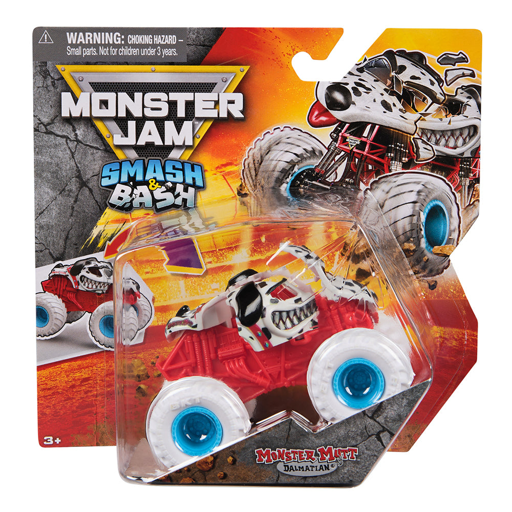 MONSTER JAM - 1:64 SMASH & BASH TRUCK ASST