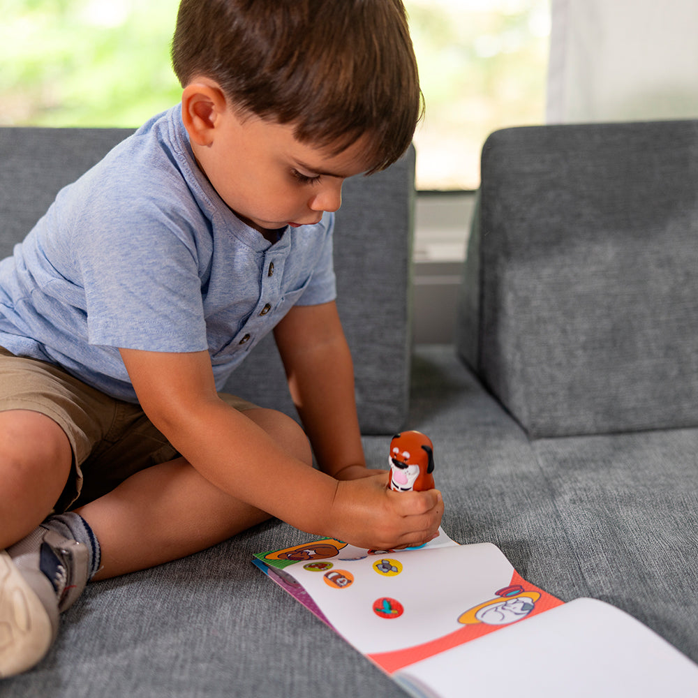 MELISSA AND DOUG - STICKER WOW! - ACTIVITY PAD AND STICKER STAMPER - DOG
