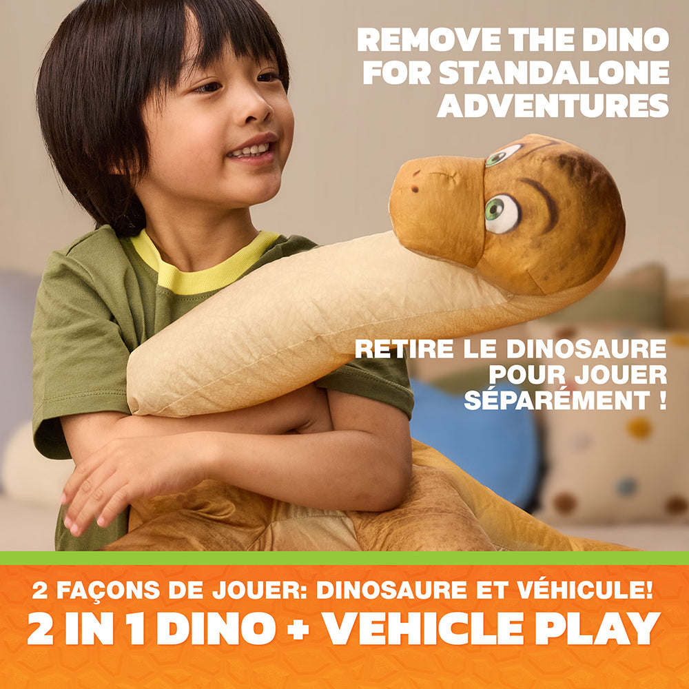 PAT' PATROUILLE - DINO - VÉHICULE MEGASAURUS DINO AVEC DINOSAURE GONFLABLE DE 76,2 CM (30")