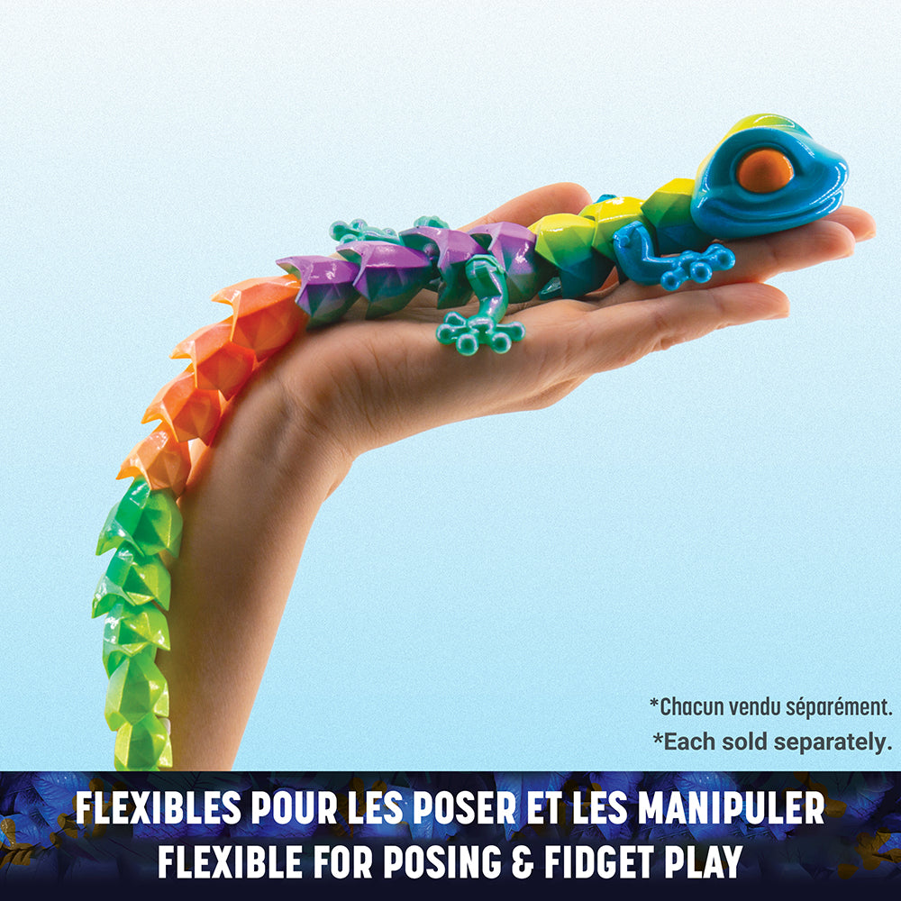 CRYSTALYNX - FIGURINE ARTICULÉE GECKO À COLLECTIONNER DE 24,5 CM ASST