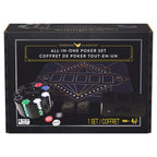 JEU CLASSIQUE COFFRET DE POKER TOUT-EN-UN - Version multilingue